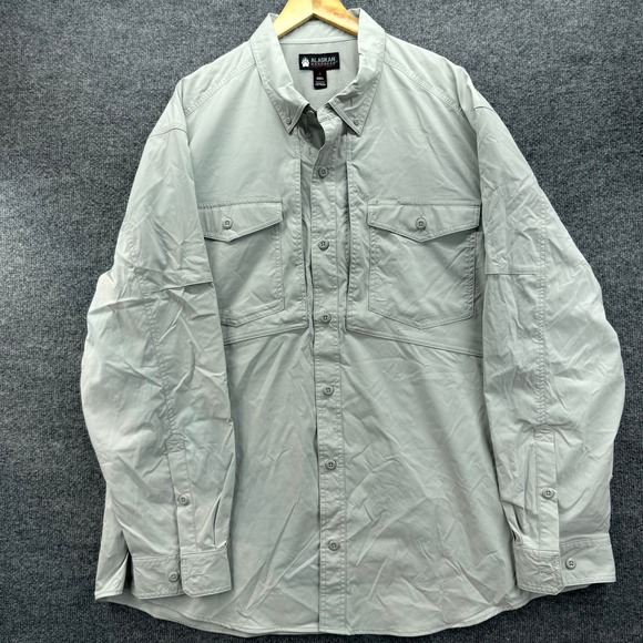Alaskan Hardgear Other - Alaskan Hardgear Duluth Trading Co Mens 3XL Long Sleeve Pocket Vented Shirt Gray